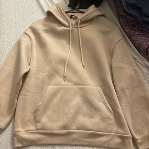 Beige hoodie